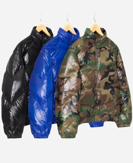 SS26 Supreme Schoot Puffer Jacket - Blue, Black & Camo