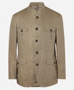 Samuel L. Jackson Argylle Alfie Beige Coat - Jacket Era