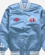 Santiago Matías Bad Bunny x Super Tazón Starter Jacket In Light Blue