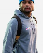 Seahawks Super Bowl LX 2026 Logo Grey Hoodie