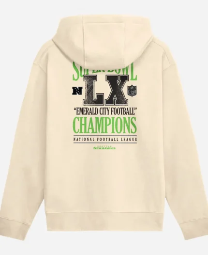 Seattle Seahawks Super Bowl LX Champions Long Ball Club Hoodie