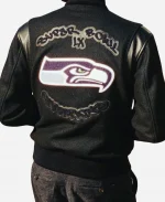 Seattle Seahawks Super Bowl LX Champions Parade Wool Varsity Jacket