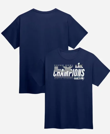 Seattle Seahawks Super Bowl LX Champions T-Shirt