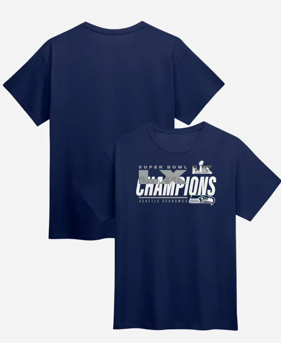 Seattle Seahawks Super Bowl LX Champions T-Shirt Seattle Seahawks Super Bowl LX Champions T-Shirt