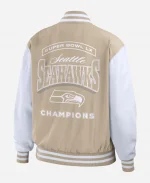 Seattle Seahawks Super Bowl LX Champions Tonal Bomber Jacket