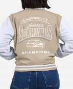 Seattle Seahawks Super Bowl LX Champions WEAR by Erin Andrews Bomber Jacket