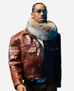 Shai Gilgeous-Alexander 75th Pro Basketball All-Star Game Brown Leather Jacket