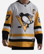 Sidney Crosby Penguins Away White Jersey
