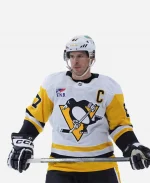 Sidney Crosby Pittsburgh Penguins Away Jersey - White
