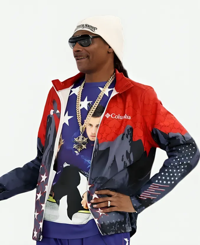 Snoop Dogg 2026 Winter Olympics Columbia Jacket Snoop Dogg 2026 Winter Olympics Columbia Jacket