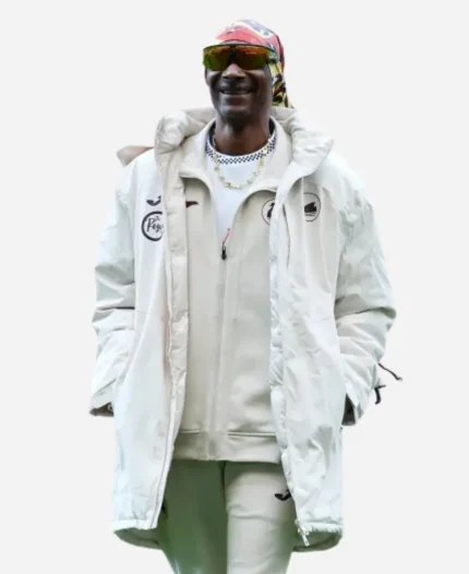 Snoop Dogg Swansea City VS Preston North End White Jacket