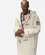 Snoop Dogg Winter Olympics 2026 Polo Ralph Lauren Team USA Opening Ceremony Toggle Coat 