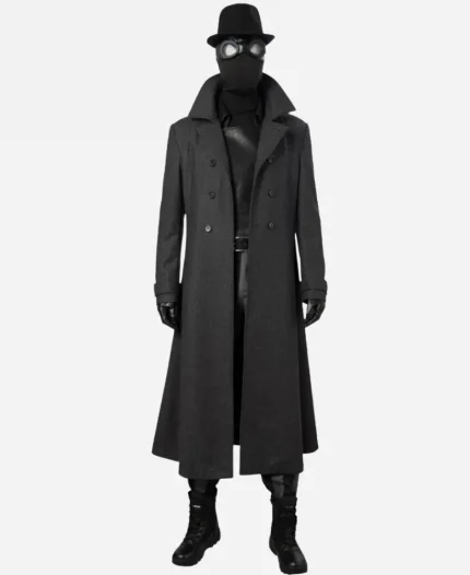 Spider Noir 2026 Ben Reilly Grey Wool Trench Coat