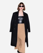 Spring 2026 Ralph Lauren Fashion Show Emilia Jones Black Coat