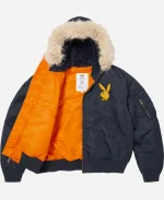 Spring Summer 2026 Supreme x Playboy Hooded MA 1 Jacket - For Sale