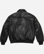 Spring Summer 2026 Supreme x Vanson Leathers Spiderman Black Jacket