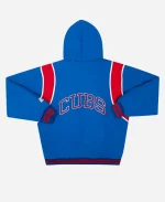 Starter 1990s Chicago Cubs Blue & Red Hooded Jacket - For Sale