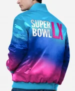 Starter Super Bowl LX Varsity Jacket - Light Blue