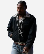 Stefon Diggs Super Bowl 2026 Black Jacket