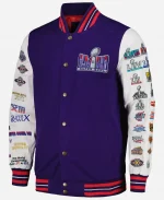 Super Bowl LVIII Money Ball Full-Snap Jacket - Purple & White