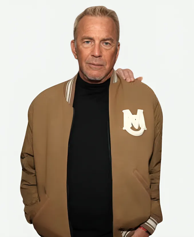 Super Bowl LX Kevin Costner Varsity Jacket Super Bowl LX Kevin Costner Varsity Jacket