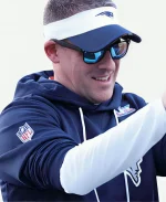 Super Bowl LX New England Patriots Sideline Navy Blue Hoodie