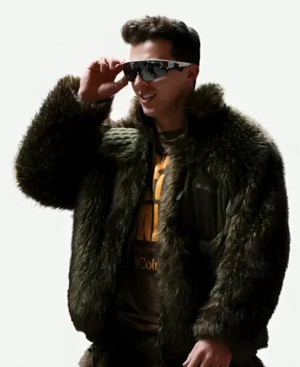 Super Bowl LX Tommy Devito Fur Jacket