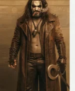 Supergirl 2026 Jason Momoa Brown Leather Coat