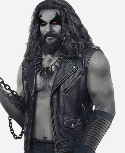 Supergirl 2026 Lobo Black Leather Vest