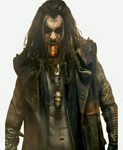 Supergirl 2026 Lobo Brown Leather Coat