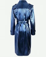 Superman Eve Teschmacher Blue Trench Coat