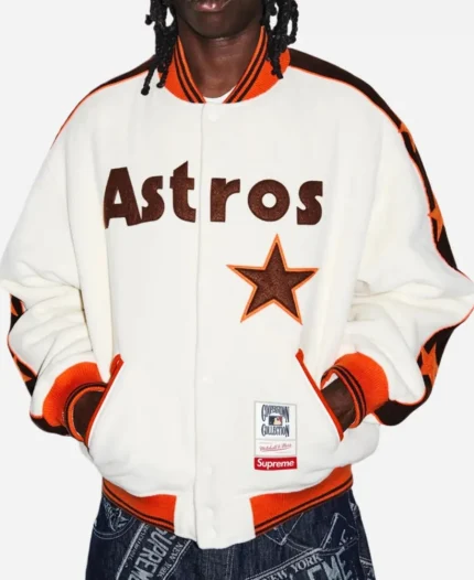 Supreme SS26 Astro Houston Varsity Jacket
