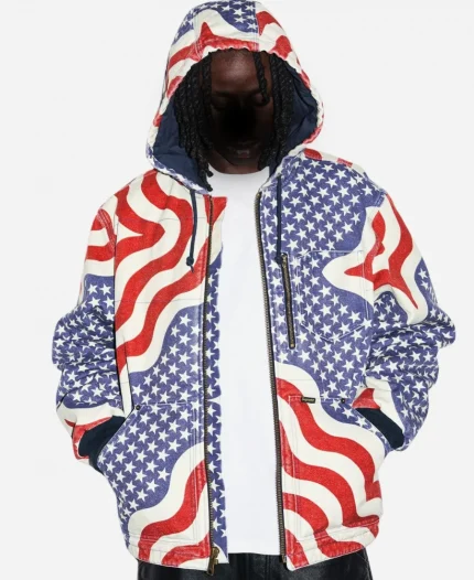 Supreme SS26 Flag Quilted Jacket