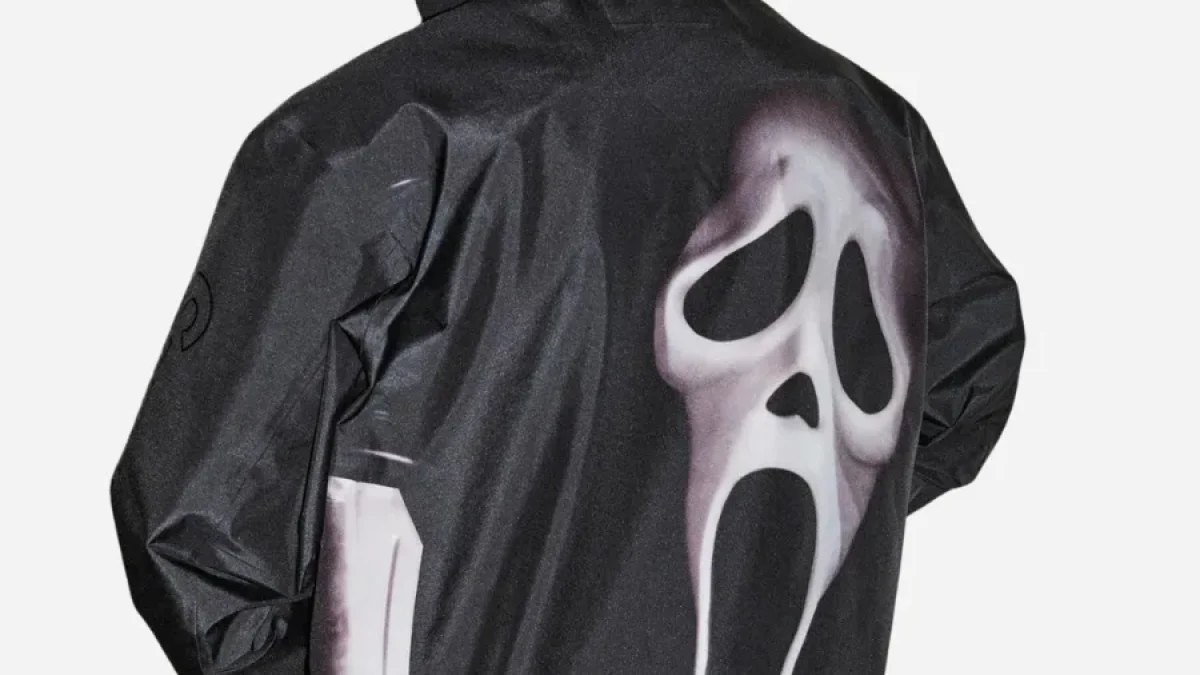 SS26 Supreme Gore Tex Ghostface Shell Jacket - Black And Red