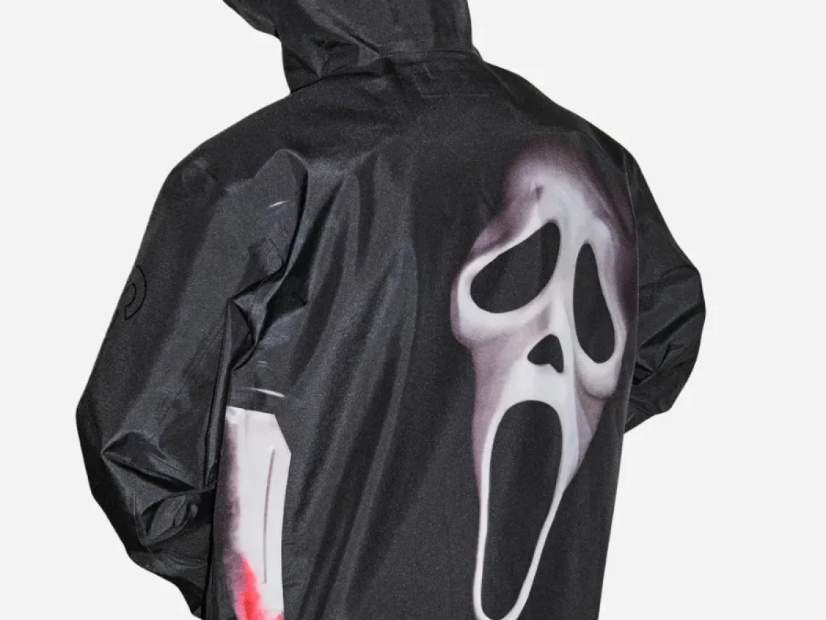 SS26 Supreme Gore Tex Ghostface Shell Jacket - Black And Red