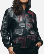 Supreme SS26 Guns Leather Jacket