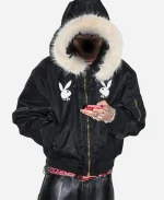 Supreme x Playboy Hooded MA 1 Jacket