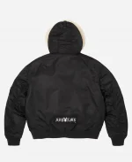 Supreme x Playboy Hooded MA 1 Jacket - Black