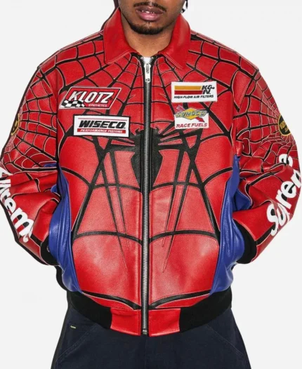Supreme x Vanson Spiderman Jacket