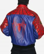 Supreme x Vanson Spiderman Jacket In Red & Blue