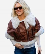 Sydney Sweeney NYC Shearling Jacket