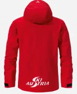 Team Austrian Ski Red Hooded Jacket
