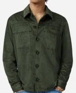 The Golden Bachelor S02 Mel Owens Green Shirt Jacket