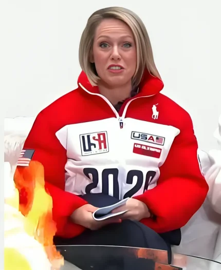 The Today Show 2026 Dylan Dreyer Team USA Puffer Jacket