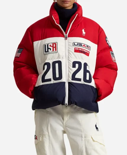 The Today Show 2026 Jenna Bush Hager Team USA Down Jacket