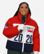 The Today Show 2026 Sheinelle Jones Team USA Puffer Jacket