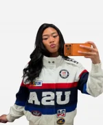 The Today Show 2026 Team USA Sunisa Lee White Jacket
