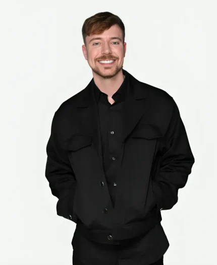 The Tonight Show S13 MrBeast Black Jacket