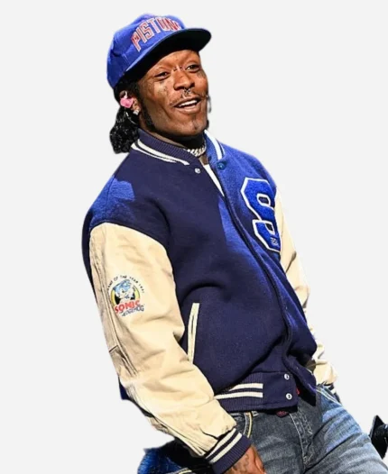 The Tonight Show Starring Jimmy Fallon S13 Lil Uzi Vert Varsity Jacket In Blue