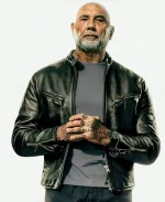 The Wrecking Crew 2026 Dave Bautista Leather Jacket